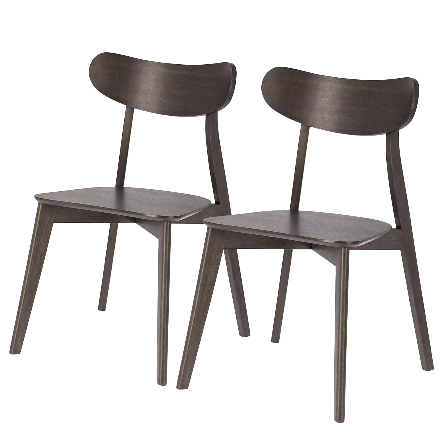 Norrwood Chaises Sakyla (lot de 2) - Frêne foncé 1 Norrwood Chaises Sakyla (lot de 2) - Frêne foncé