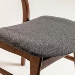 Norrwood Chaises Varkaus II (lot de 2) - Tissu /Placage noyer et hévéa massif - Gris / Noyer 14 Norrwood Chaises Varkaus II (lot de 2) - Tissu /Placage noyer et hévéa massif - Gris / Noyer -Meubles de salle à manger Soldes Magasin 1000225987 200917 06365100059 DETAILS P000000001000225987