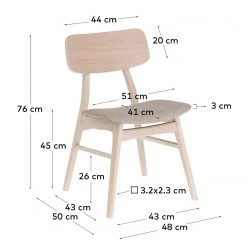 Norrwood Chaises Varkaus I (lot de 2) - Tissu / Placage en chêne et hévéa massif - Sahara / Chêne 11 Norrwood Chaises Varkaus I (lot de 2) - Tissu / Placage en chêne et hévéa massif - Sahara / Chêne -Meubles de salle à manger Soldes Magasin 1000225995 200917 06373300129 SKETCH DETAILS P000000001000225995 sketch