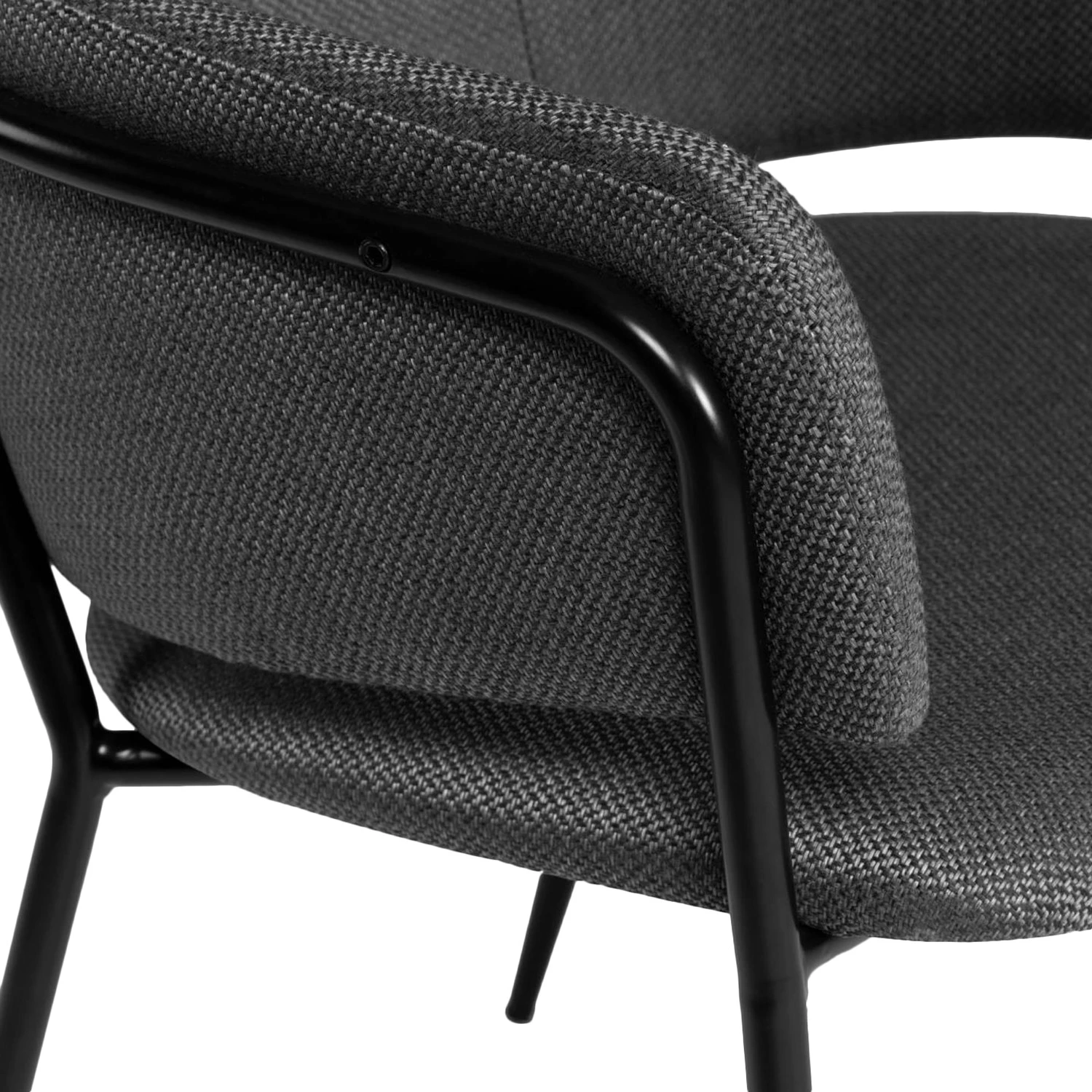 Jack & Alice Chaises à accoudoirs Vilhena IV (2 él.) - Gris foncé 6 Jack & Alice Chaises à accoudoirs Vilhena IV (2 él.) - Gris foncé – Image 6