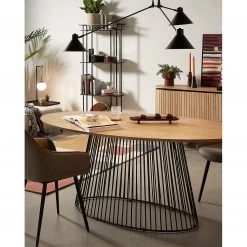 Norrwood Table Kooskia II - Manguier massif / Fer - Manguier / Noir 18 Norrwood Table Kooskia II - Manguier massif / Fer - Manguier / Noir -Meubles de salle à manger Soldes Magasin 1000226004 200917 06382300211 DETAILS P000000001000226004