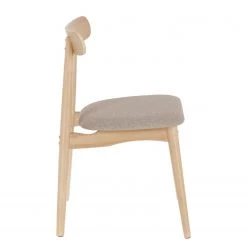 Norrwood Chaises Apukka (lot de 2) - Tissu / Hévéa massif - Sahara -Meubles de salle à manger Soldes Magasin 1000226015 200917 06390600262 DETAILS P000000001000226015