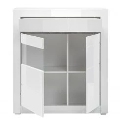 Loftscape Commode Cape Ann I - Blanc brillant / Blanc mat -Meubles de salle à manger Soldes Magasin 1000226248 200923 15525100034 DETAILS P000000001000226248