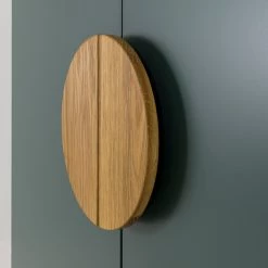 Tenzo Buffet haut Scoop - Partiellement en chêne massif - Vert foncé -Meubles de salle à manger Soldes Magasin 1000226376 201006 12073600077 DETAILS P000000001000226376