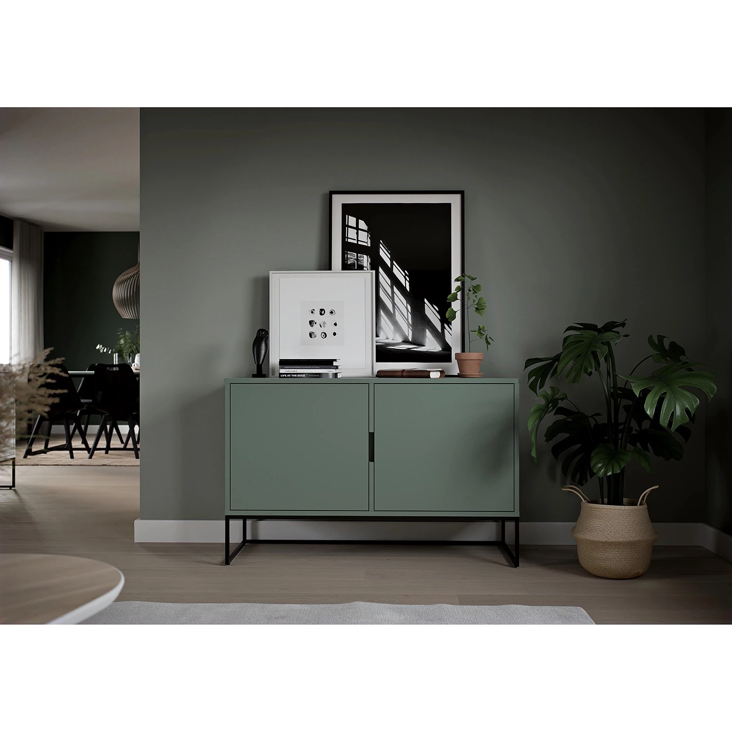 Tenzo Commode Lipp - Vert foncé 2 Tenzo Commode Lipp - Vert foncé – Image 2