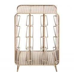 Red Living Porte-bouteille Massillon - Métal - Doré -Meubles de salle à manger Soldes Magasin 1000227241 201006 13141600050 DETAILS P000000001000227241