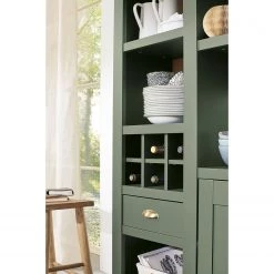 Norrwood Étagère Cardet I - Vert mousse / Imitation chêne de Wotan 19 Norrwood Étagère Cardet I - Vert mousse / Imitation chêne de Wotan -Meubles de salle à manger Soldes Magasin 1000227558 201016 13034100043 DETAILS P000000001000227558