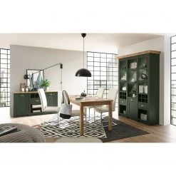 Norrwood Buffet Cardet - Vert mousse / Imitation chêne de Wotan -Meubles de salle à manger Soldes Magasin 1000227576 201016 13050400118 MOOD DETAILS P000000001000227576 mood