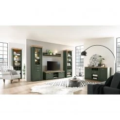 Norrwood Buffet Cardet - Vert mousse / Imitation chêne de Wotan -Meubles de salle à manger Soldes Magasin 1000227576 201016 13050400119 MOOD DETAILS P000000001000227576 mood