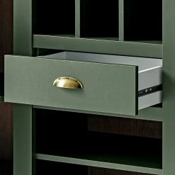 Norrwood Buffet Cardet - Vert mousse / Imitation chêne de Wotan -Meubles de salle à manger Soldes Magasin 1000227576 201016 13051000125 DETAILS P000000001000227576