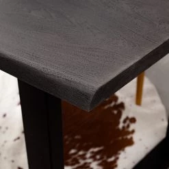 Ars Natura Table Kapra - Acacia Gris - 180 x 90 cm - Noir - Forme en U - Épaisseur plateau : 2.5 cm 31 Ars Natura Table Kapra - Acacia Gris - 180 x 90 cm - Noir - Forme en U - Épaisseur plateau : 2.5 cm -Meubles de salle à manger Soldes Magasin 1000227930 210208 10041800015 DETAILS P000000001000227930
