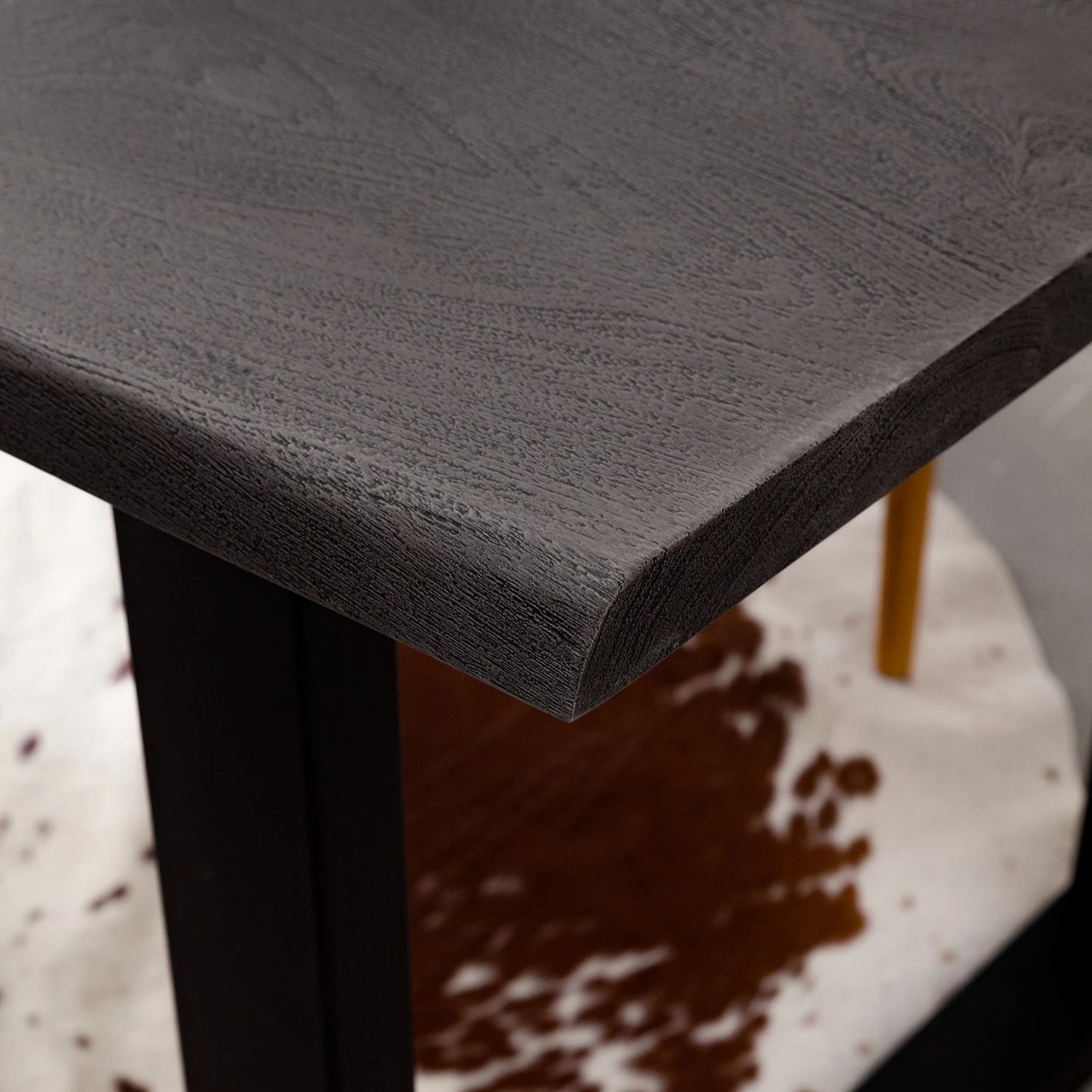 Ars Natura Table Kapra - Acacia Gris - 180 x 90 cm - Noir - Forme en U - Épaisseur plateau : 2.5 cm 14 Ars Natura Table Kapra - Acacia Gris - 180 x 90 cm - Noir - Forme en U - Épaisseur plateau : 2.5 cm – Image 14