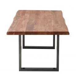 Ars Natura Table Kapra - Acacia brun - 200 x 100 cm - Métal vintage - Forme en U - Épaisseur plateau : 5 cm 15 Ars Natura Table Kapra - Acacia brun - 200 x 100 cm - Métal vintage - Forme en U - Épaisseur plateau : 5 cm -Meubles de salle à manger Soldes Magasin 1000227996 210113 13212900026 DETAILS P000000001000227996