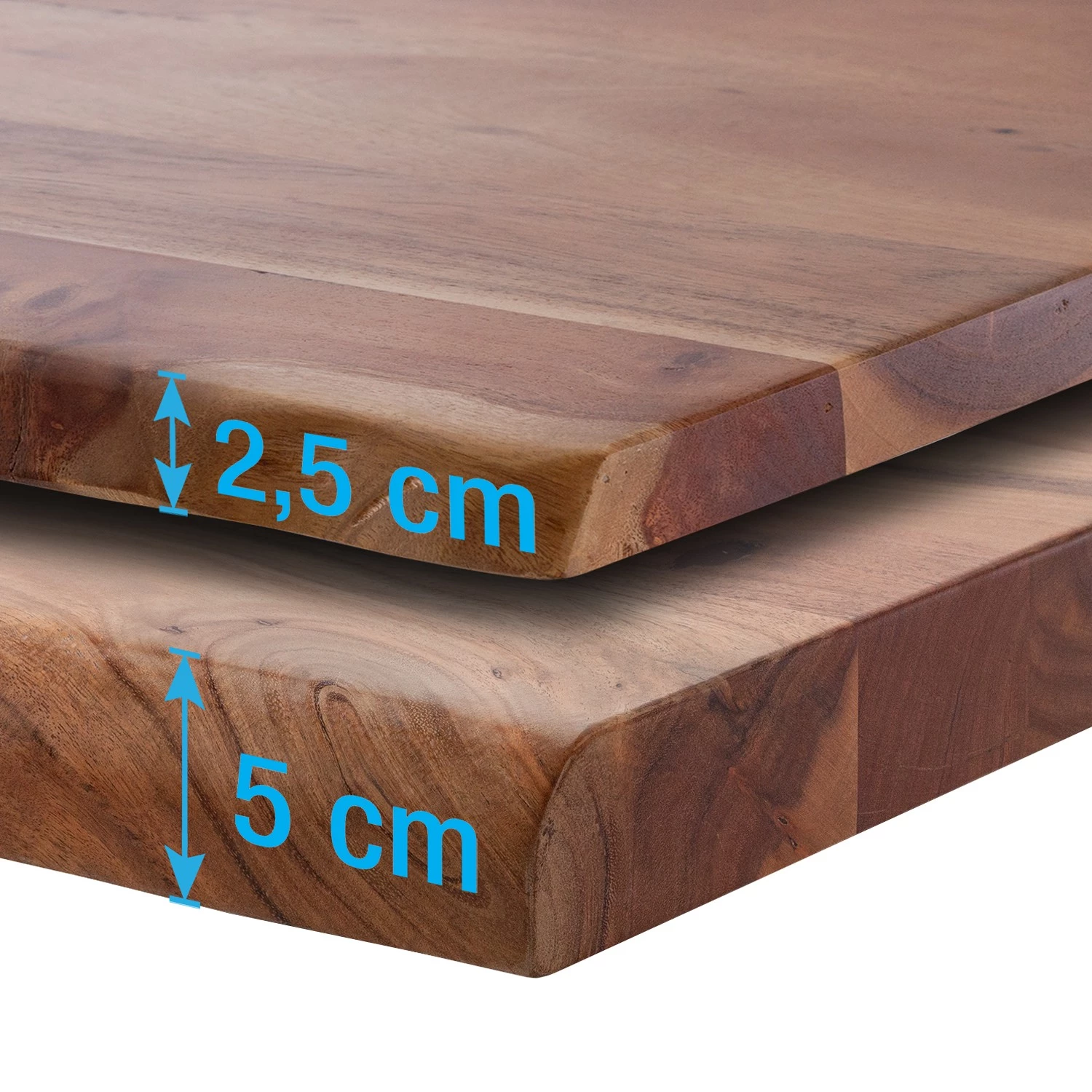 Ars Natura Table Kapra - Acacia brun - 200 x 100 cm - Métal vintage - Forme en U - Épaisseur plateau : 5 cm 10 Ars Natura Table Kapra - Acacia brun - 200 x 100 cm - Métal vintage - Forme en U - Épaisseur plateau : 5 cm – Image 10