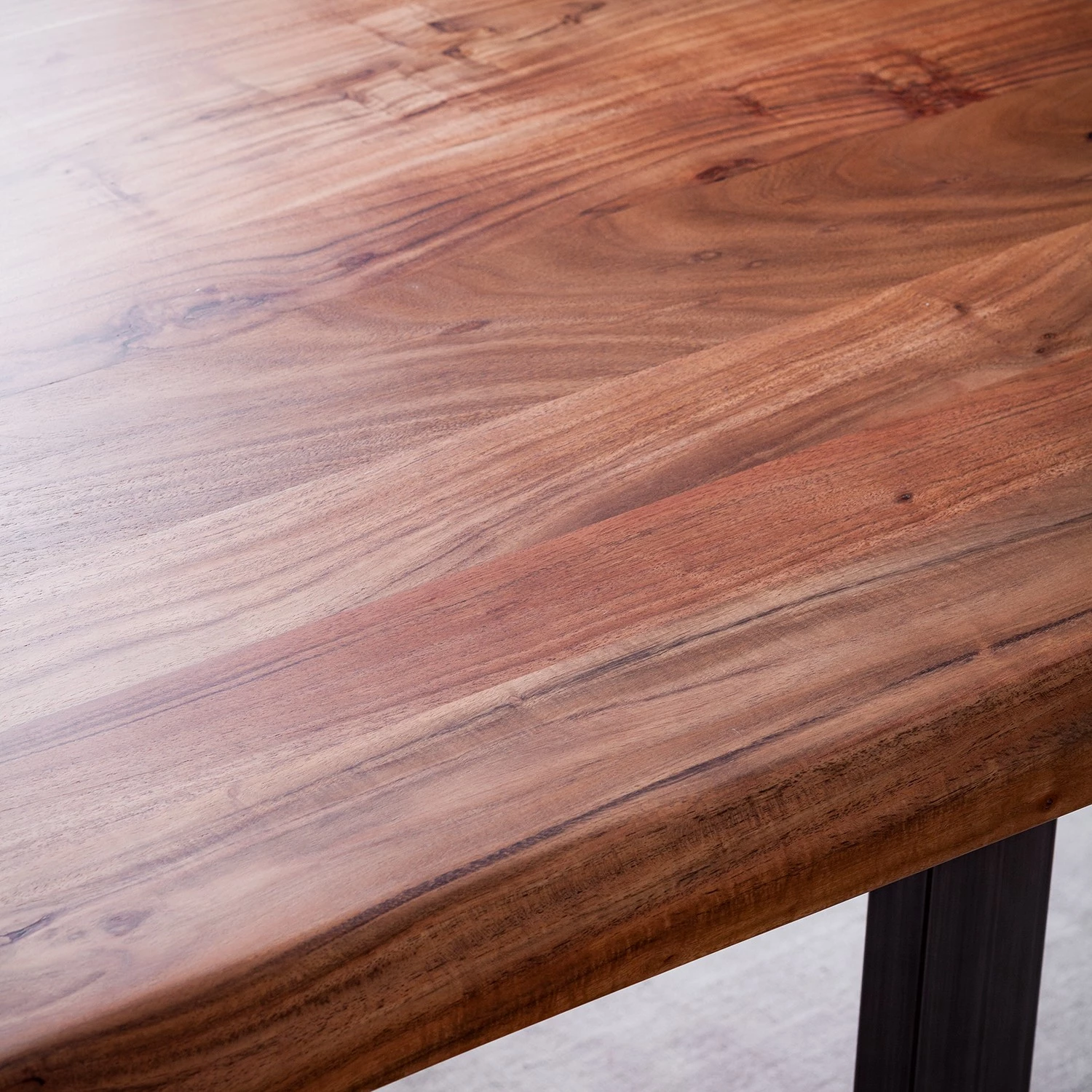 Ars Natura Table Kapra - Acacia brun - 200 x 100 cm - Métal vintage - Forme en U - Épaisseur plateau : 5 cm 8 Ars Natura Table Kapra - Acacia brun - 200 x 100 cm - Métal vintage - Forme en U - Épaisseur plateau : 5 cm – Image 8