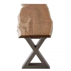 Ars Natura Banc Kapra - Acacia brun - Largeur : 160 cm - Argenté - Forme en X 15 Ars Natura Banc Kapra - Acacia brun - Largeur : 160 cm - Argenté - Forme en X -Meubles de salle à manger Soldes Magasin 1000228073 201210 13060500019 DETAILS P000000001000228073