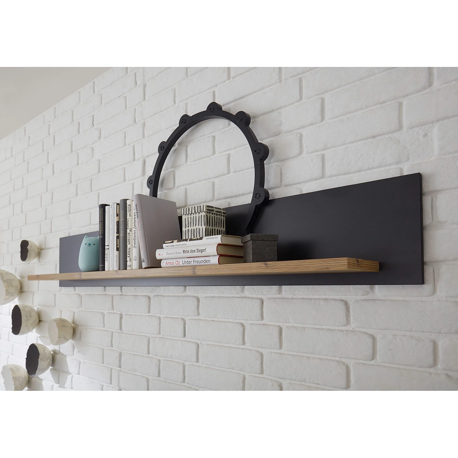 Red Living Étagère murale Bozel 2 Red Living Étagère murale Bozel – Image 2