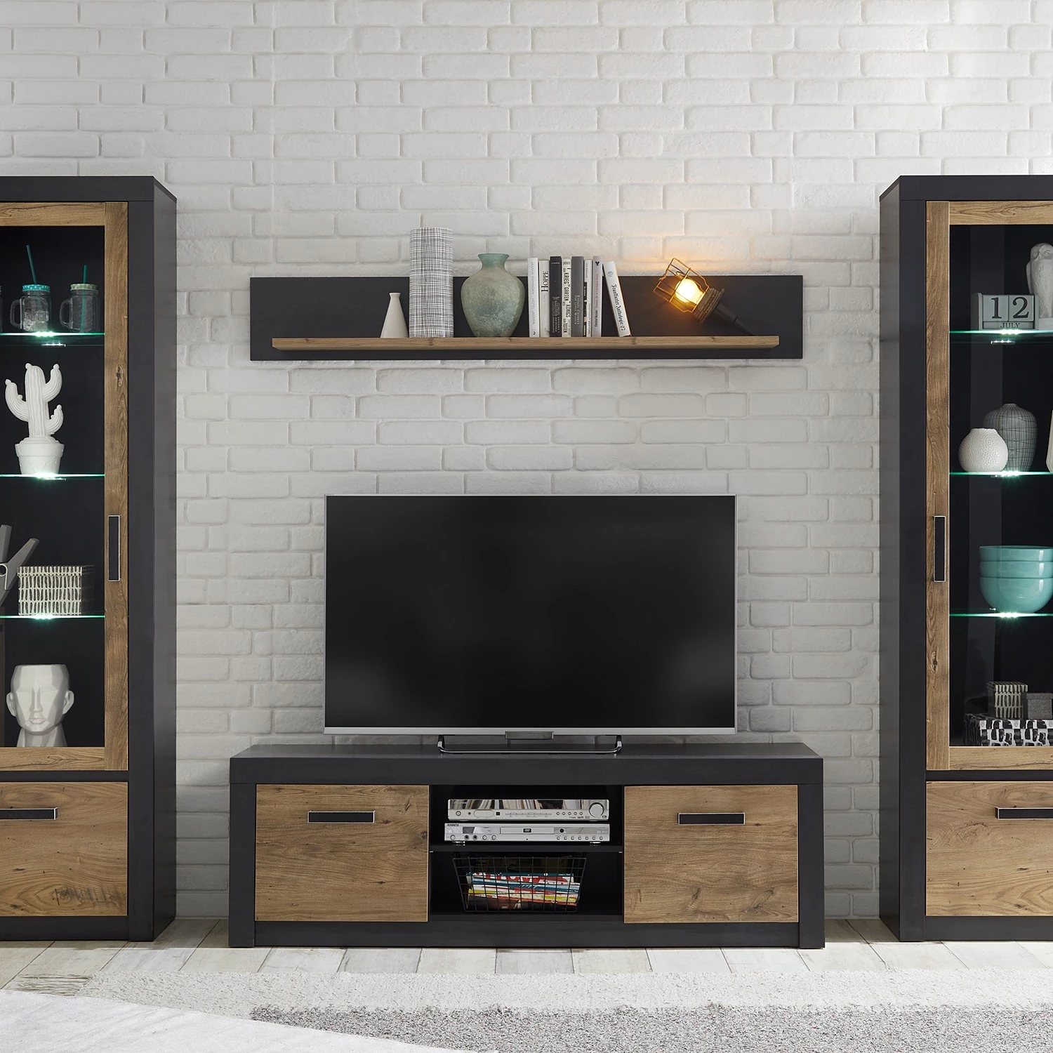 Red Living Étagère murale Bozel 3 Red Living Étagère murale Bozel – Image 3