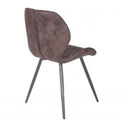 Loftscape Chaises capitonnées McLean (lot de 2) - Microfibre / Acier - Marron foncé vintage 11 Loftscape Chaises capitonnées McLean (lot de 2) - Microfibre / Acier - Marron foncé vintage -Meubles de salle à manger Soldes Magasin 1000228921 201104 15385600058 DETAILS P000000001000228921