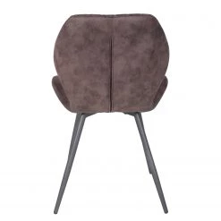 Loftscape Chaises capitonnées McLean (lot de 2) - Microfibre / Acier - Marron foncé vintage 12 Loftscape Chaises capitonnées McLean (lot de 2) - Microfibre / Acier - Marron foncé vintage -Meubles de salle à manger Soldes Magasin 1000228921 201104 15385600059 DETAILS P000000001000228921