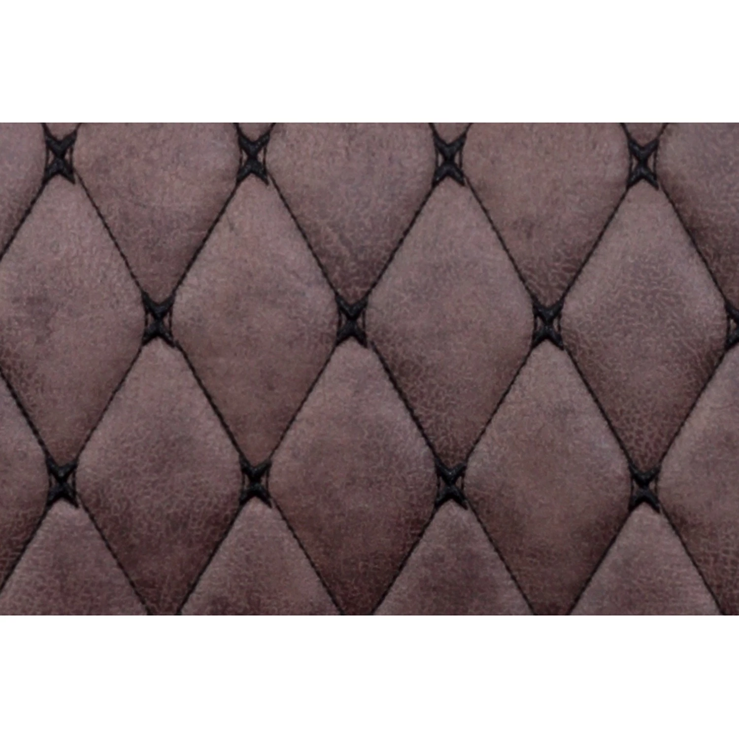 Loftscape Chaises capitonnées McLean (lot de 2) - Microfibre / Acier - Marron foncé vintage 7 Loftscape Chaises capitonnées McLean (lot de 2) - Microfibre / Acier - Marron foncé vintage – Image 7