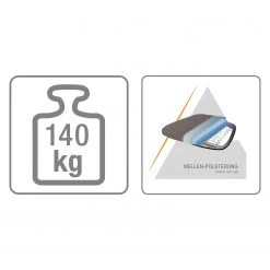 Loftscape Chaise capitonnée Brookville - Microfibre / Acier - Marron - Lot de 2 -Meubles de salle à manger Soldes Magasin 1000228929 201104 15385600368 ICON DETAILS P000000001000228929 icon seal