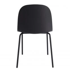 Loftscape Chaises Borny I (lot de 2) - Matière plastique - Fer - Noir -Meubles de salle à manger Soldes Magasin 1000229589 201104 14083600083 DETAILS P000000001000229589
