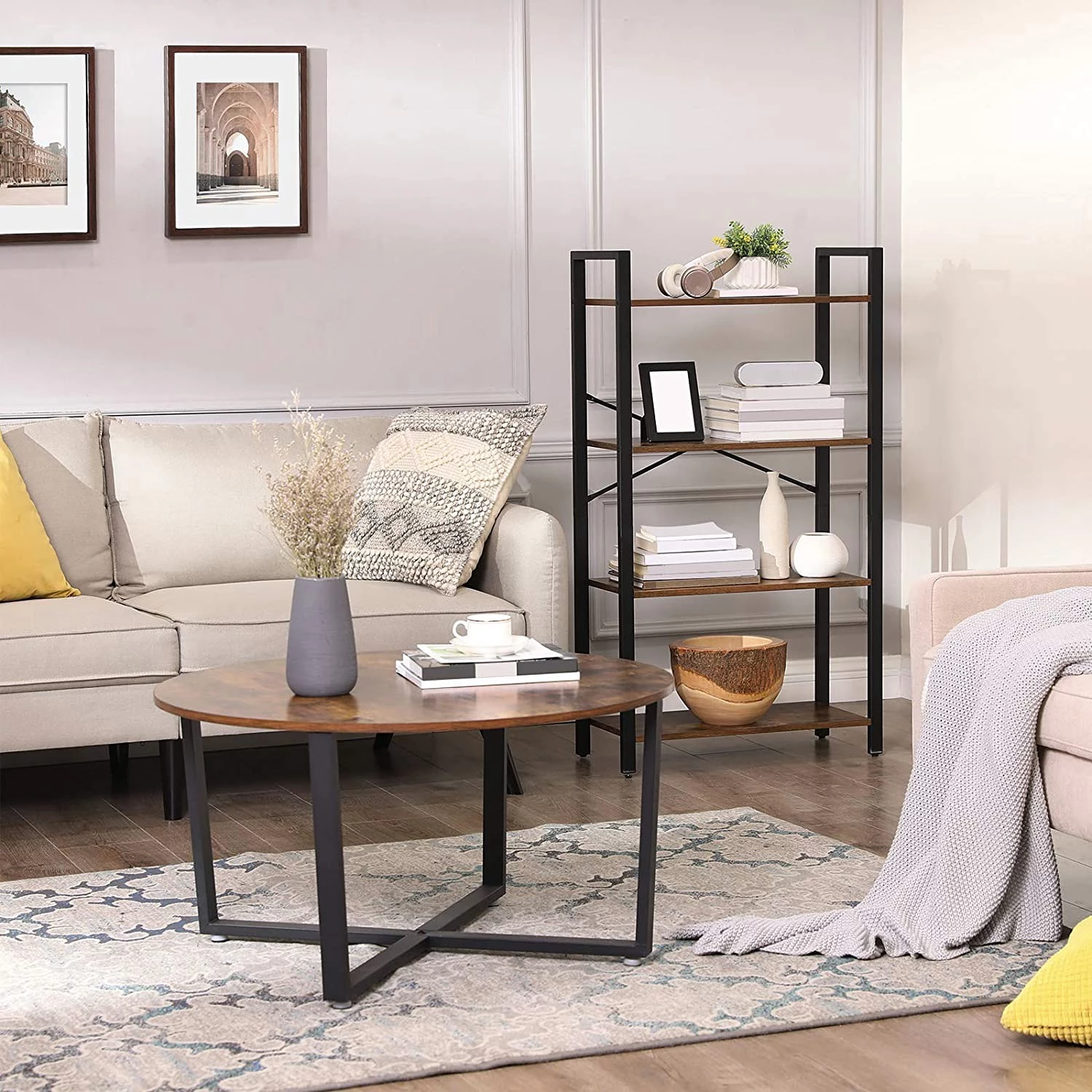 Red Living Étagère Leesville III 4 Red Living Étagère Leesville III – Image 4