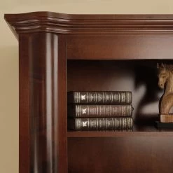 Ridgevalley Étagère Larcay - Placage en bois véritable - Tulipier ancien -Meubles de salle à manger Soldes Magasin 1000230612 201113 12530100028 DETAILS P000000001000230612