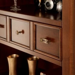 Ridgevalley Étagère Brieux II - Placage en bois véritable - Tulipier ancien -Meubles de salle à manger Soldes Magasin 1000230623 201113 12540700092 DETAILS P000000001000230623