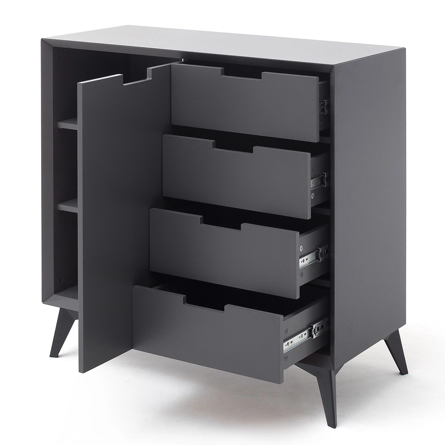 Loftscape Commode Nevez I - Blanc / Gris 7 Loftscape Commode Nevez I - Blanc / Gris – Image 7