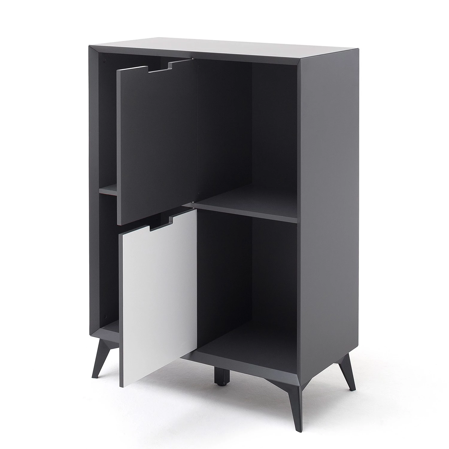 Loftscape Commode Nevez II - Blanc / Gris 7 Loftscape Commode Nevez II - Blanc / Gris – Image 7