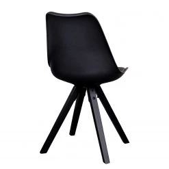 Norrwood Chaises Trebes I (lot de 2) - Matière plastique / Hévéa massif - Noir / Hévéa -Meubles de salle à manger Soldes Magasin 1000231008 201125 16492100017 DETAILS P000000001000231008