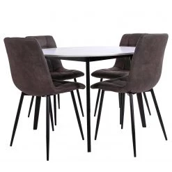 Loftscape Table Pomy II - MDF / Hévéa massif - Blanc / Noir 7 Loftscape Table Pomy II - MDF / Hévéa massif - Blanc / Noir -Meubles de salle à manger Soldes Magasin 1000231011 201125 16492200041 DETAILS P000000001000231011