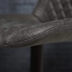 Red Living Chaises de bar Wismes (lot de 2) - Microfibre / Fer - Gris vintage 24 Red Living Chaises de bar Wismes (lot de 2) - Microfibre / Fer - Gris vintage -Meubles de salle à manger Soldes Magasin 1000231306 220405 033 DETAILS P000000001000231306