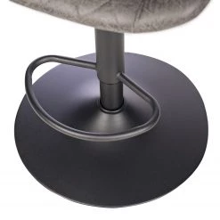 Red Living Chaises de bar Wismes (lot de 2) - Microfibre / Fer - Gris vintage 30 Red Living Chaises de bar Wismes (lot de 2) - Microfibre / Fer - Gris vintage -Meubles de salle à manger Soldes Magasin 1000231306 220412 036 DETAILS P000000001000231306