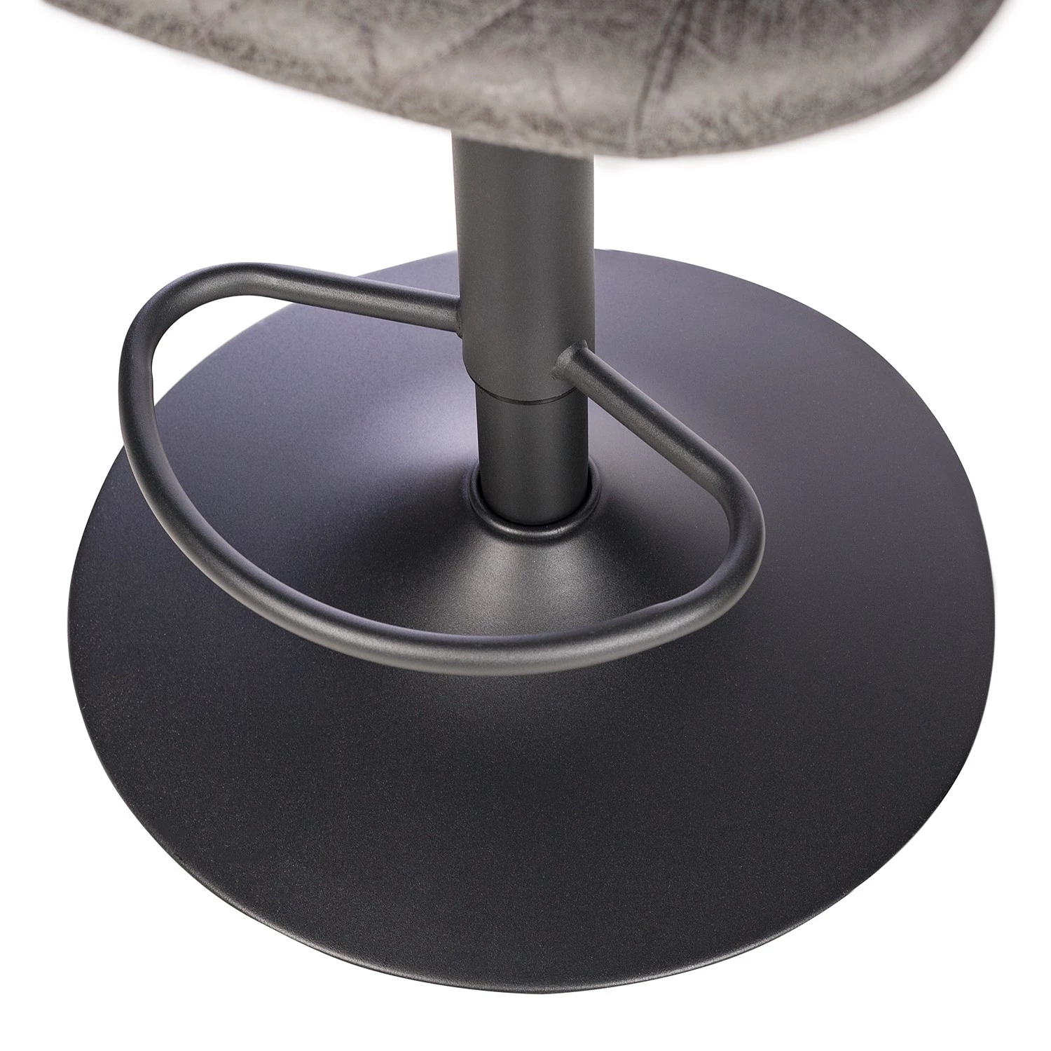 Red Living Chaises de bar Wismes (lot de 2) - Microfibre / Fer - Gris vintage 15 Red Living Chaises de bar Wismes (lot de 2) - Microfibre / Fer - Gris vintage – Image 15