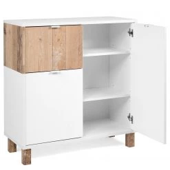 Loftscape Commode Mayac I - Blanc / Imitation bois recyclé -Meubles de salle à manger Soldes Magasin 1000231341 201208 11121700004 DETAILS P000000001000231341