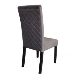 Loftscape Chaises capitonnées Moux (lot de 2) - Velours / Hévéa massif - Gris / Noir 9 Loftscape Chaises capitonnées Moux (lot de 2) - Velours / Hévéa massif - Gris / Noir -Meubles de salle à manger Soldes Magasin 1000232778 210504 11353300004 DETAILS P000000001000232778