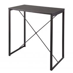 Loftscape Table haute Peille - Imitation frêne foncé / Noir