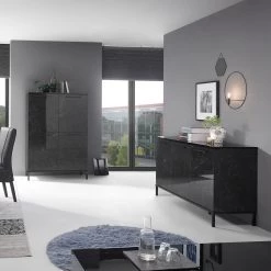 LC Spa Buffet Mango - Imitation marbre noir - Largeur : 156 cm 8 LC Spa Buffet Mango - Imitation marbre noir - Largeur : 156 cm -Meubles de salle à manger Soldes Magasin 1000235361 201208 10442300008 MOOD DETAILS P000000001000235361 mood