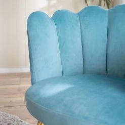 Jack & Alice Chaise à accoudoirs Rivolet - Bleu clair -Meubles de salle à manger Soldes Magasin 1000235398 220517 040 DETAILS P000000001000235398