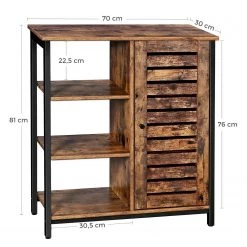 Red Living Commode Condover V - Marron / Noir -Meubles de salle à manger Soldes Magasin 1000235675 201210 06190100064 SKETCH DETAILS P000000001000235675 sketch