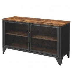 Red Living Meuble TV Thenon - Noir / Marron -Meubles de salle à manger Soldes Magasin 1000235687 210608 11125400022 DETAILS P000000001000235687