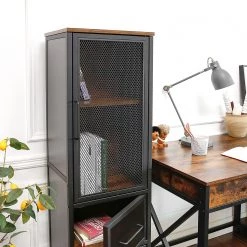 Red Living Étagère Thenon - Noir / Marron 11 Red Living Étagère Thenon - Noir / Marron -Meubles de salle à manger Soldes Magasin 1000235693 201210 06232800195 MOOD DETAILS P000000001000235693 mood