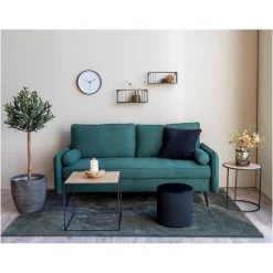 Red Living Étagères murale Denneville (lot de 2) - Métal - Noir -Meubles de salle à manger Soldes Magasin 1000235954 201223 12280300100 MOOD DETAILS P000000001000235954 mood