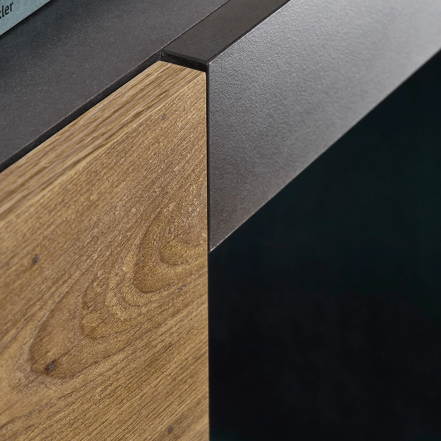 Red Living Buffet Talence II - Imitation châtaigner / Gris 8 Red Living Buffet Talence II - Imitation châtaigner / Gris – Image 8