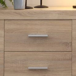 Loftscape Buffet Vierzon - Imitation chêne Sonoma -Meubles de salle à manger Soldes Magasin 1000237347 201230 13160700068 DETAILS P000000001000237347