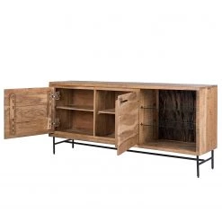 Ars Natura Buffet Roody - Avec éclairage - Acacia massif / Métal - Acacia / Noir 22 Ars Natura Buffet Roody - Avec éclairage - Acacia massif / Métal - Acacia / Noir -Meubles de salle à manger Soldes Magasin 1000238181 220420 045 DETAILS P000000001000238181