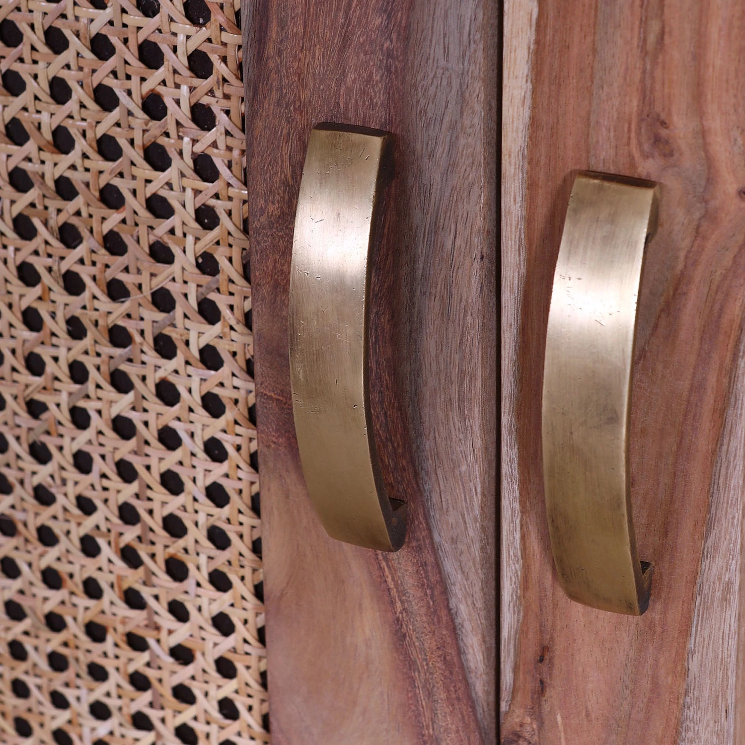 Naturoo Buffet Rodern II - Sheesham massif / Cannage 5 Naturoo Buffet Rodern II - Sheesham massif / Cannage – Image 5